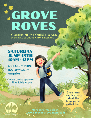 Grove Roves Event Poster