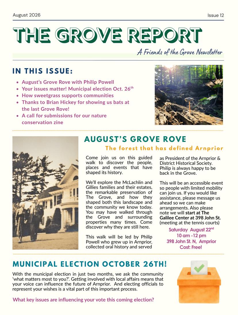 Grove Roves Event Poster - Page 1