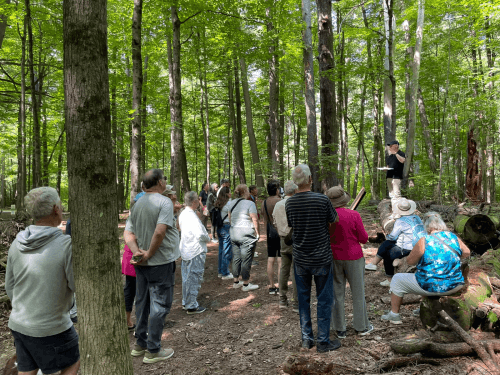 People listing to Philip Powell in Gillies Grove, Arnprior, Ontario